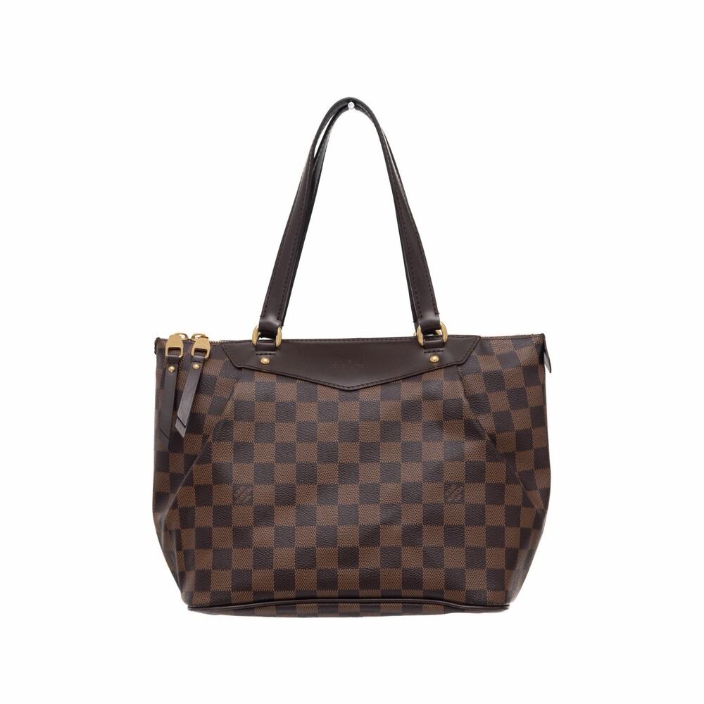 LOUIS VUITTON Westminster PM Damier Ebene Canvas Shoulder Zip Tote Bag N41102